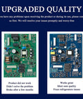 Comparative image of two refrigerator control boards, featuring Upgrade Your Refrigerator Control Board HV Module WPW10310240 AP6019229 Replacement