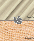 Comparison of Beige 18x20 Foot Rectangle Sun Shade Sail Canopy For Patio Deck And Backyard Blocks Up To 95 Percent UV Heavy Duty 195GSM HDPE Fabric