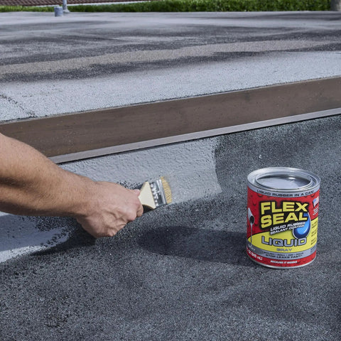 Applying Liquid Rubber Coating Sealant You Can Brush Roll Dip Or Pour For Waterproof Flexible UV Resistant Coating On Roofs Basements
