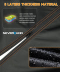 Close-up of 420D fabric with water droplets on golf cart cover, showcasing heavy duty five layers for rain and snow resistance.