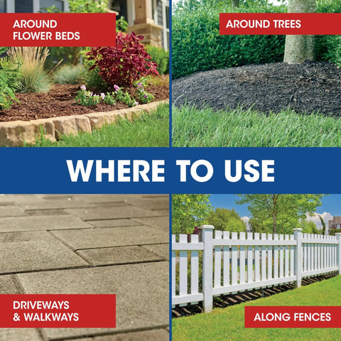All In One Weed And Grass Killer With Pump N Go Sprayer For Use In And Around Flower Beds Trees And More One And One Third Gallon Rainproof