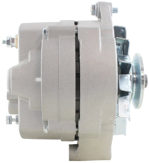 Side view of Alternator For Farm Tractors And Heavy Equipment Diesel Engines Fits 1026 6-407 Ag Tractors Combines Travel Lifts And More