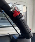 Black 2.5 Lb Roll Bar Fire Extinguisher Mount For Vehicles Adjustable Universal Fire Extinguisher Holder Made In The USA Fits All Roll Bars