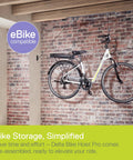 Ceiling Bike Hoist Pro Two Pack Hassle Free Assembly And Preassembled Bike Hangers For Garage Storage Holds Up To 100 Lbs