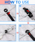 Step-by-step guide using 120 Pack Reusable Cable Ties For Cords 5 6 8 Inch Data Cable Organizer Ties