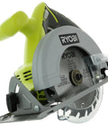 Eighteen Volt Cordless Circular Saw Featuring A Five Point Five Inch Carbide Blade For Grinding Long Rip Cuts Through Plywood And Dimensional Lumber Without Breaking A Sweat Today, angled view.