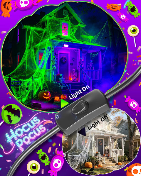 Squad Approved Fifty Watt Blacklights For Halloween Glow Raves And Nightclubs IP66 Waterproof UV Lamps Bring The Party Heat And Electric Neon Stage Vibes Anytime