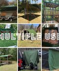 Heavy Duty Canvas Tarp 6x8 Feet With Rustproof Aluminum Grommets Every 24 Inches used for multiple outdoor coverings