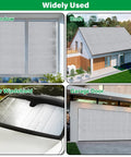 Window Insulation Roll 48In By 20Ft Reflective Heat Shield Bubble Film With Double Sided Aluminum Foil Insulation For Weatherproof Windows Garage Doors RVs Basements Beat The Heat All Year Round For Winter And Summer Comfort used on window, roof, windshield, and garage door