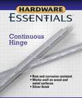 Rock Solid Stainless Steel Continuous Pin Hinge 30 X One Point Five Inch rust resistant hinge on grid background.