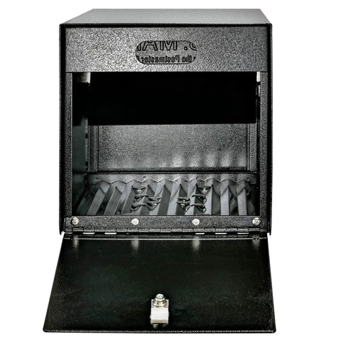 Street Safe Locking Mailbox With Rear Access Door For Safe Mail And Parcels Bi-Cam Anti-Pry Latch With Baffle Door Open