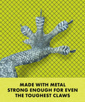 Fresh Air Screen Cover For Reptile Terrariums, claw on sturdy metal mesh guard, prevents escapes, 16x8 inches, promotes airflow.