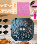 Package includes Upgraded Heavy Duty 8QT Air Fryer Grill Plate With Killer Nonstick Coating Compatible Perfect Fit Crisper Tray Rack Insert for PowerXL Vortex Pro.