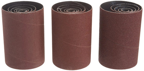 Assorted Grit Spindle Sanding Sleeves Kit 18 Pack For Oscillating Spindle Sander Fit 1/2 To 3 Inch Sizes Includes 80 120 And 240 Grits For Material Removal And Smooth Surface Resurfacing