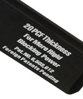 Marine Black Sanding Block For Body Work Long Block With Thirty Inch Length And Two And Five Eighths Inch Width text on surface