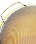 Stainless Steel 60 Mesh Paint Strainer For 5 Gallon Buckets Built To Last Filters Out Particles From Almost Any Liquid Easy To Use And Clean Heavy Duty Reusable Paint Filter For Smoother Applications, close-up of mesh and handle