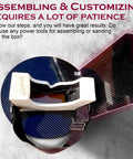 Top view of Ultralight Pancake Welding Hood With 10oz Carbon Fiber Panels For Pipeline Welders Right Or Left Hand Use