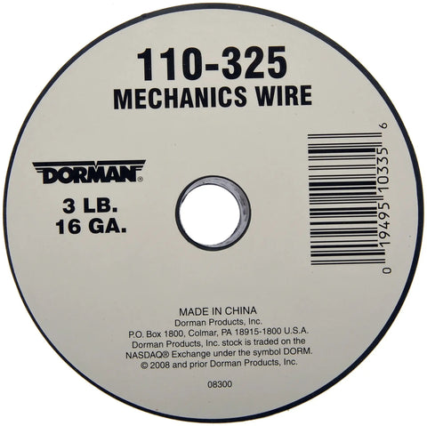 Top Shelf 16 Gauge Mechanics Wire 3 Pound Spool 288 Feet Heavy Duty Binding Cable Automotive Garage Repair Universal Fit Hard As Nails Shop Grade Rock Solid Workhorse Utility Cord