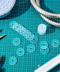 Clear Plastic Washers Three Quarters Inch Spacers One Sixteenth Inch Thick Twenty Pack For Glass Shower Door Handles And Towel Bar Hardware