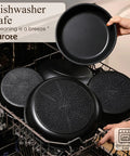 Detachable Handle 19 Piece Nonstick Cookware Set For Induction Cooktops in dishwasher showcasing stackable pans