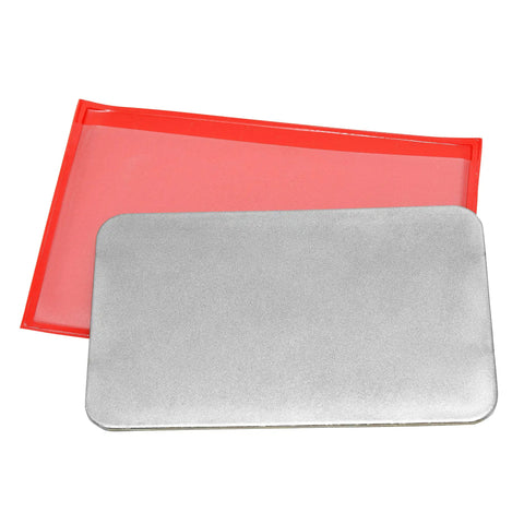 Card Sized Diamond Sharpener Set 3 Pack Diamond Stones Coarse Fine Extra Fine Wet Sharpening Kit With Color Coded Carry Case For Knives And Tools On The Go Everyday
