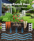 Beefed Up Round Galvanized Metal Planter Kit For Raised Garden Bed 2x2x1ft Outdoor Box In Black With No Sharp Edges And Weatherproof Durability