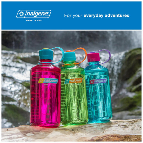 Colorful 32 Ounce Narrow Mouth Water Bottles BPA Free Durable Leak Proof Lightweight For Hiking Gym Travel And Everyday Use