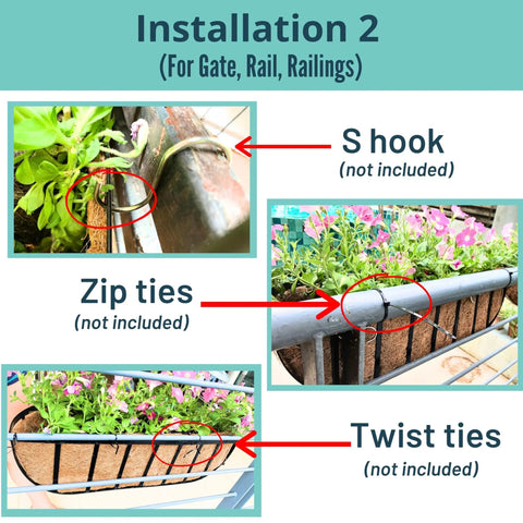 Installation guide for Slap These Black Metal Wall Planters On Any Deck Railing For A Quick Backyard Glow Up.