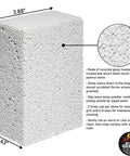 Grillin Stone Grill Cleaning Brick Block for BBQ Griddle and Racks Eco Friendly Non Toxic Scrubber texture detail diagram