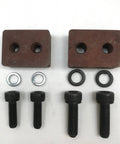Heavy Duty Rebar Cutter Cutting Block Set For HBC 19A BN Aftermarket Part with washers and screws visible