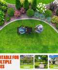 22 Inch 201cc Gas Lawn Mower With 3 In 1 Mulch Side Discharge Rear Bag Rear Wheel Self Propelled Drive Up To 2.9 MPH 4.7 HP OHV Engine That Cuts Like A Boss, top view