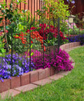 Decorative Garden Fence Panels Pack Of Ten 36 Inches High And About Ten Point Eight Feet Long Rustproof Metal Wire Border installed