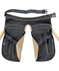 Womens Pro Grade Farrier Aprons Chaps Leather And Canvas 23 Inch Fit With Extra Knee Padding Double Knife Pockets Hammer Loops