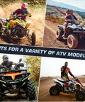 Heavy Duty ATV Front Left Right Wheel Bearings Upgrade Kit Loaded With Premium Grease For Flat Out Riding And Smooth As Butter Performance On Rough Trails Daily Now in action on various models.