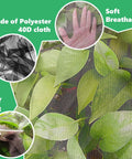 10x50 Ft Mosquito Netting For Patio And Garden Bug Screen To Keep Bugs Out Of Veggies And Fruits Black Mesh With 100 Nylon Ties