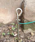 Portable Ground Rod With Fifteen Foot Copper Ground Wire UL Listed For Electric Fences Antennas Satellite Dishes Ground Posts