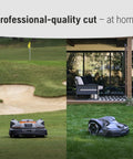 Automower 440iQ Robotic Lawn Mower For 2 Acre Yards Wire Free Low Maintenance No Fuss Set And Forget Operation With Charging Station RS1 EPOS Reference Station And Replacement Blades Designed For Slopes And Quiet Day To Day Mowing on lawn