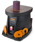 Powerful 3.5 Amp Oscillating Spindle Sander With 58 OPM At 2000 RPM Onboard Accessory Storage Dust Collection Port