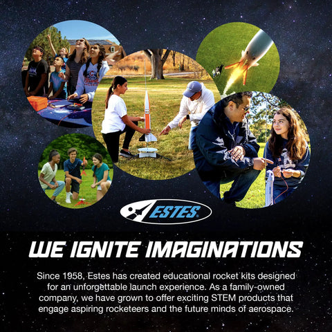 Group launching Sidekick Rocket Building Kit For Ages 10 And Up Advanced Dual Body Flying Model Kit With Decals Recovery Streamers