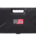 Black plastic storage case of 148 Piece General Household Tool Set With Pink Plastic Toolbox Storage Case For DIY Home Repairs And Craft Projects