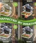 Epic Window Bird Feeder With Five Extra Strong Suction Cups For Outdoors in various weather conditions