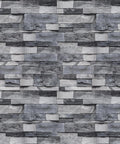 Peel And Stick Faux 3D Brick Wallpaper In Gray For Easy DIY Accent Wall Or Furniture Makeover Self Adhesive Brick Covering