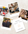 Collage of moments with family, friends, and celebrations around a gift card, highlighting special occasions and connections.