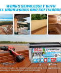 304 Stainless Steel Wood Screws 1 5 Eighth Inch Flat Head Torx T20 Drive Pro Grade Small Deck And Fence Screws 350 Pack on deck