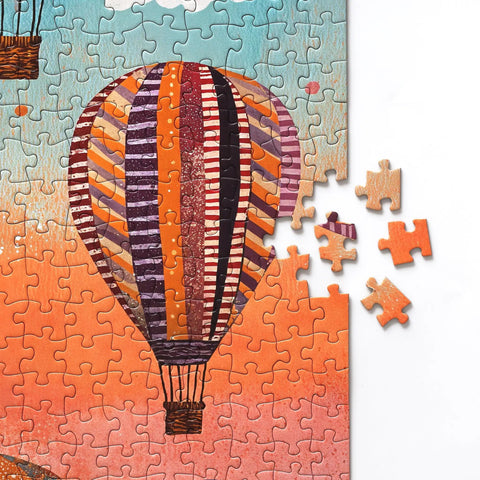 1000 Piece Jigsaw Puzzle For Adults Hot Air Balloon Scene Dope Colorful Home Wall Decor Perfect Family Fun With pieces