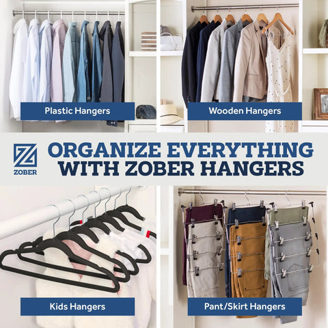 Heavy Duty Wooden Clothes Hangers Set Pro Grade Non Slip Contoured Hangers For Coats Jackets Suits And Pants With 360 Chrome Hook
