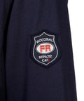 Throw On This Men's Flame Resistant Work Shirt Built From 7.5oz Cotton Twill NFPA 2112 Cat 2 Certified badge detail on shirt.