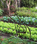 High Wheel Tubular Cultivator With Comfort Handle 3 Position Adjustable Depth Quick Change Implements 24 Inch Steel Wheel in garden