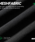 Close-up view of black breathable mesh fabric for Three Piece Balaclava Ski Mask Set For Men And Women Breathable Mesh Fabric Full Face Cover Lightweight Quick Dry Gear For Skiing Snowboarding Running And Outdoor Winter Sports.
