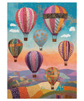 Colorful hot air balloons in sky, part of 1000 Piece Jigsaw Puzzle For Adults Hot Air Balloon Scene Dope Colorful Home Wall Decor Perfect Family Fun
